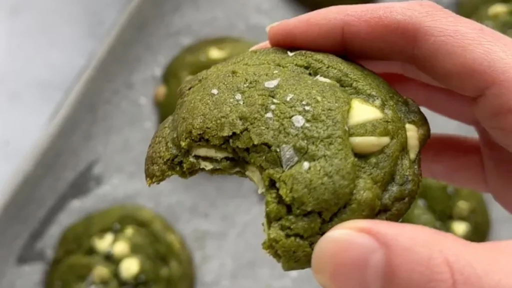 Matcha Burnt Butter Cookies